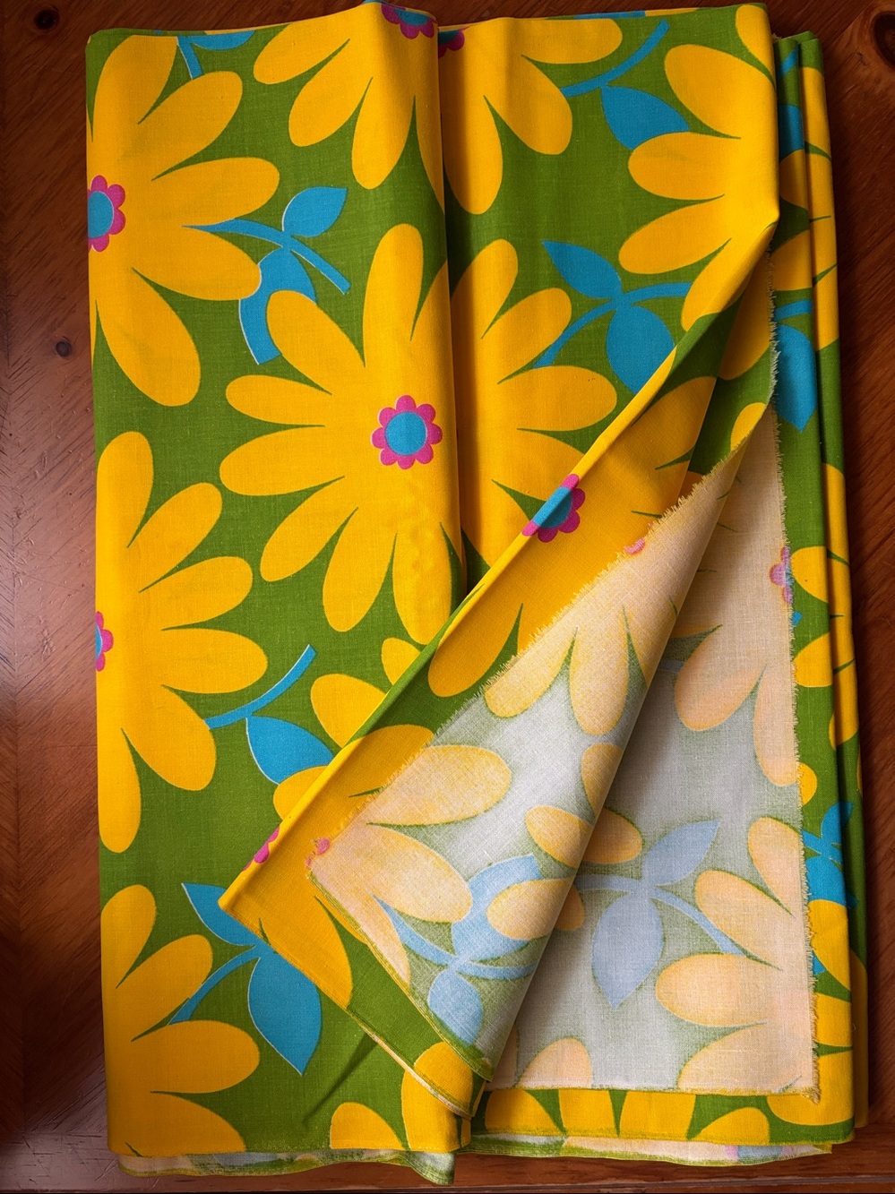 Fabric, 46”W x 270”L, Vintage Cotton Fabric
